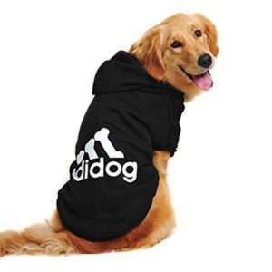 adidog black pet hoodie sweatshirt