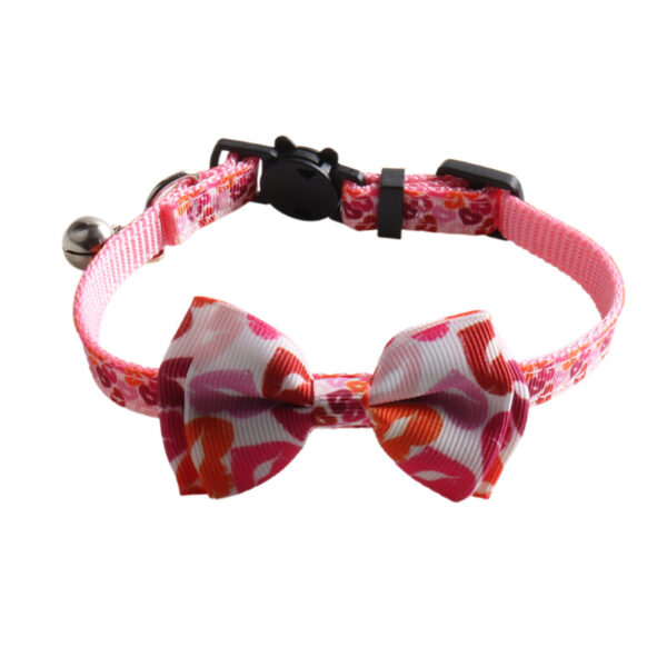 Cute Pet Neck Collar with Bow Tie