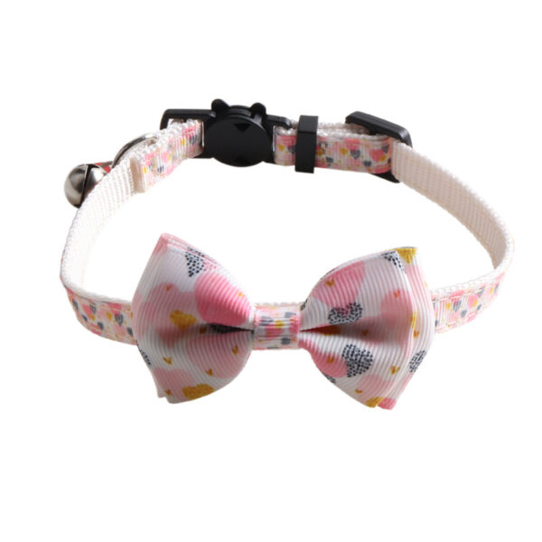 Cute Pet Neck Collar with Bow Tie