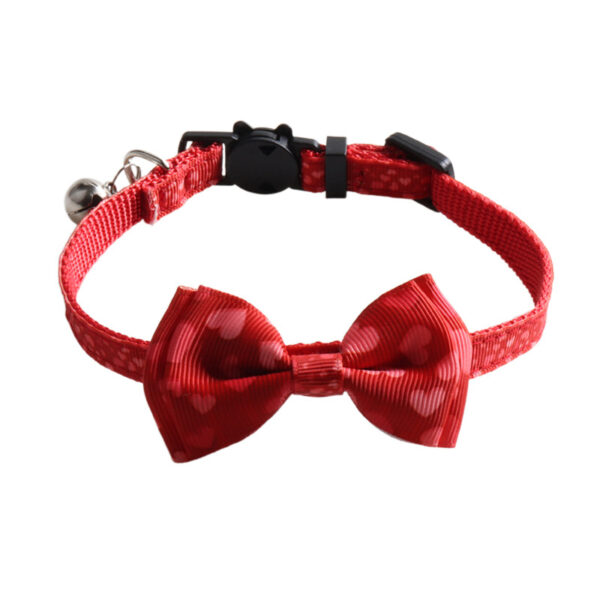 Cute Pet Neck Collar with Bow Tie