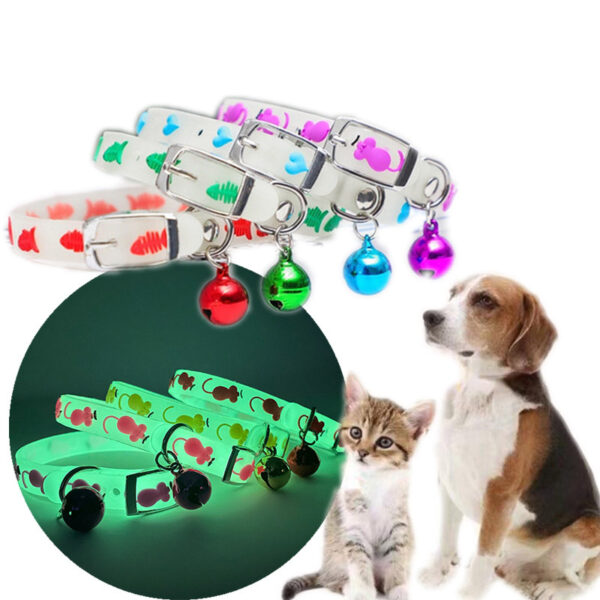 Fluorescent Silicone Luminous Pet Collar