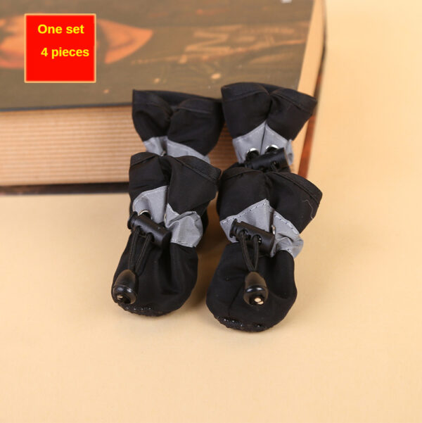 pet shoes waterproof-black